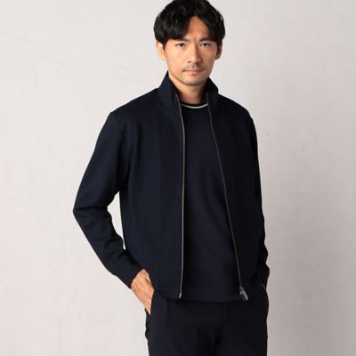 レーヨンポンチ ハイネックジップ ブルゾン（0745CE01