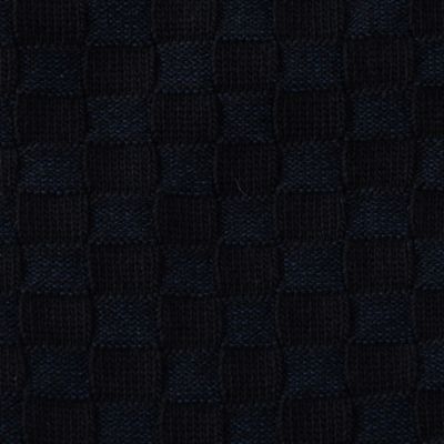 ジャカード市松柄　クルーソックス（０７５４ＱＡ０３）
