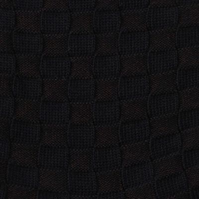ジャカード市松柄　クルーソックス（０７５４ＱＣ０３）
