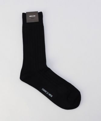 ＜COMME CA MEN (Men) ＞リブ　クルーソックス（０７５４ＱＭ０１）