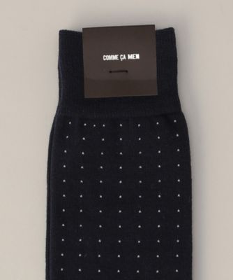 ピンドット柄 ソックス（0754QM02） | COMME CA MEN (Men