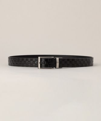 ＜COMME CA MEN (Men) ＞【リバーシブル】市松ベルト（０７６３ＹＭ０１）