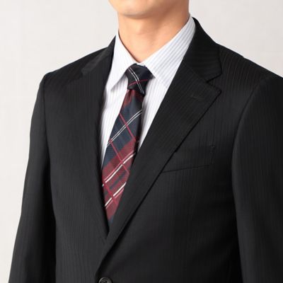 ＜COMME CA MEN (Men) ＞市松チェック柄レギュラータイ（０７６６ＮＥ０４）