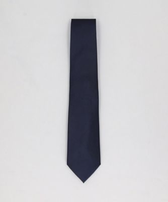 COMME CA MEN (Men) /コムサ・メン ソリッド レギュラータイ(0770NI08) ネービーブルー ネクタイ【三越伊勢丹/公式】