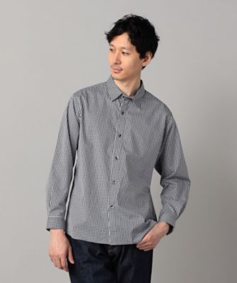 浜松産 ギザコットン ギンガムチェック レギュラーカラーシャツ