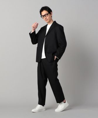 セットアップ対応】尾州産 クラシックウールギャバ 3Bジャケット