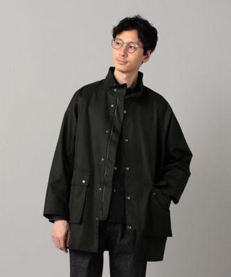 C－ZERO撥水 交織ギャバ スタンドカラーブルゾン