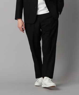 セットアップ対応】尾州産 クラシックウールギャバ 2タック