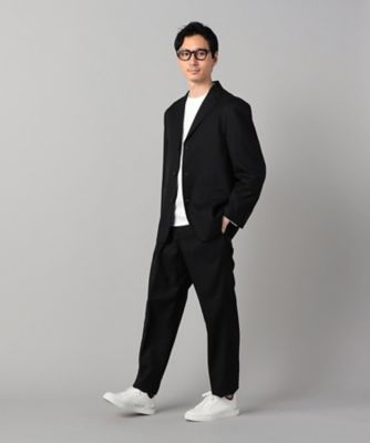 セットアップ対応】尾州産 クラシックウールギャバ 2タックパンツ