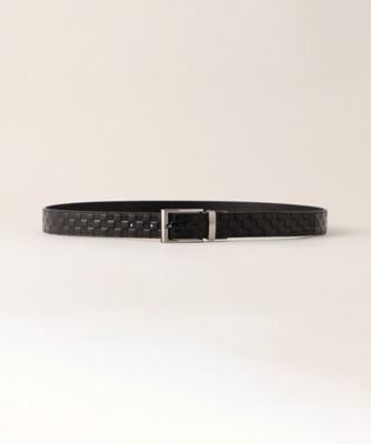 ＜COMME CA MEN (Men) ＞【市松柄】リバーシブルベルト（１００ｃｍ対応）（０７７２ＹＭ０１）