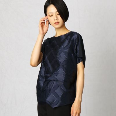 ＜ARTISAN (Women)＞七宝柄ジャカード　プルオーバー（０８０１ＥＵ０１）