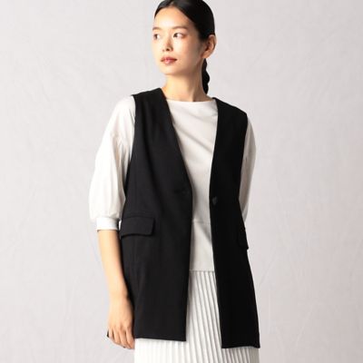 ＜ARTISAN (Women)＞ストレッチブッチャー　ジレ（０８０１ＶＥ０１）