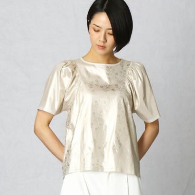 ＜ARTISAN (Women)＞パフスリーブ　Ｔシャツ（０８０２ＥＵ０２）