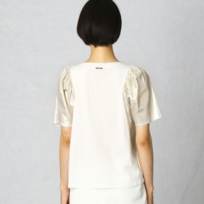 パフスリーブ　Ｔシャツ（０８０２ＥＵ０２）