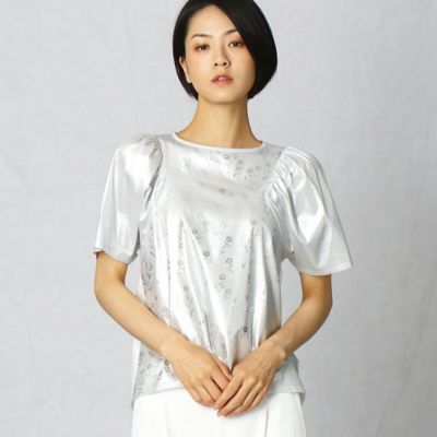 パフスリーブ　Ｔシャツ（０８０２ＥＵ０２）