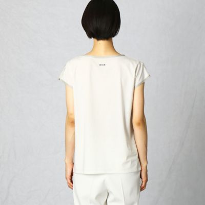 箔プリントフレンチスリーブ　Ｔシャツ（０８０２ＥＵ０３）