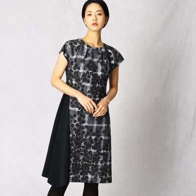 ＜ARTISAN (Women)＞ジャガード花顔料　ドレス（０８０３ＯＳ０２）