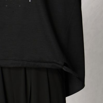 フレンチスリーブ　刺繍プルオーバー（０８０５ＥＷ０５）