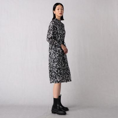 ＜ARTISAN (Women)＞ドットカモフラージュ柄　シャツドレス（０８０５ＯＡ０１）