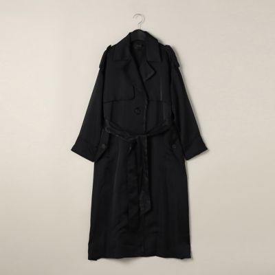 ARTISAN シルクサテン スプリングトレンチコート ARTISAN シルクサテン スプリングトレンチコート