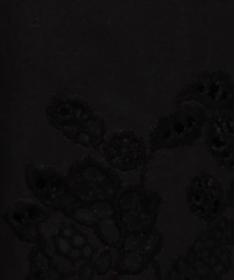 更紗柄カットワーク刺繍　セミワイドパンツ（０８０７ＰＧ０２）