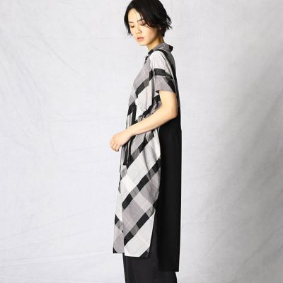 ＜ARTISAN (Women)＞タータンチェックロングシャツ（０８０８ＨＴ０９）