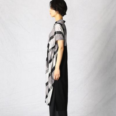 タータンチェックロングシャツ（０８０８ＨＴ０９）