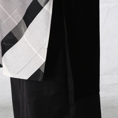 タータンチェックロングシャツ（０８０８ＨＴ０９）