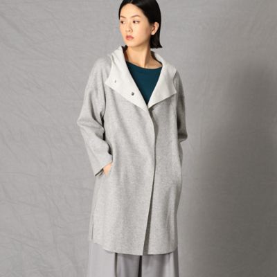 ＜ARTISAN (Women)＞リバーシブル　ロングジャケット（０８０８ＪＷ０１）