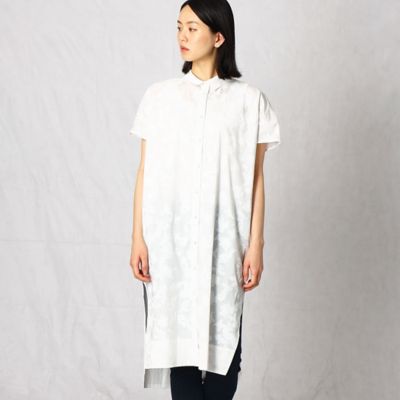 ＜ARTISAN (Women)＞フラワープリント　ロングシャツ（０８１０ＨＹ０７）