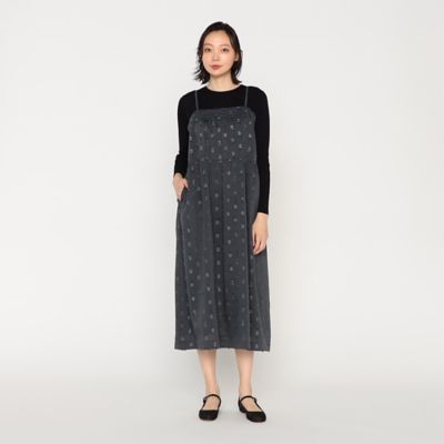 ＜ARTISAN (Women)＞ＫＡＳＵＲＩカットジャカード　ギャザーキャミワンピース（０８１１ＯＧ０７）