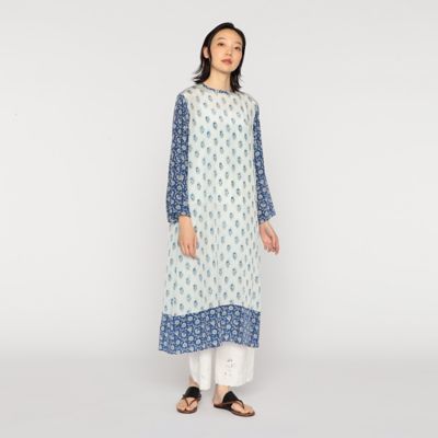 美品 share spirit シルクロングワンピース シェアースピリットシルクワンピース