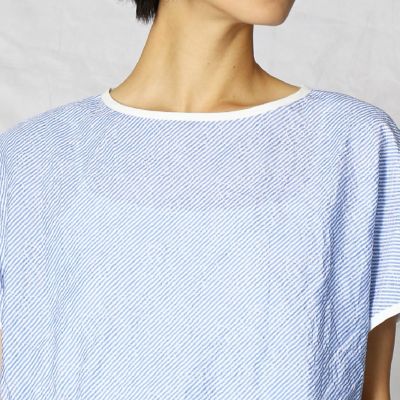 ストライプジャカード ブラウス（0814HT19） | ARTISAN