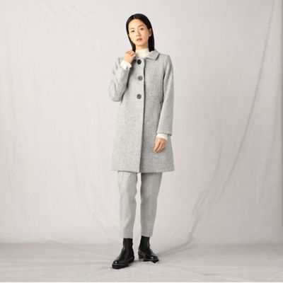 ヘリンボーンツイード クラシカルコート（0814WA02