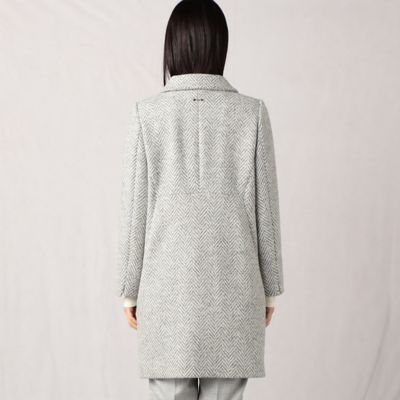 ヘリンボーンツイード クラシカルコート（0814WA02