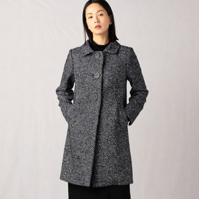 ヘリンボーンツイード クラシカルコート（0814WA02