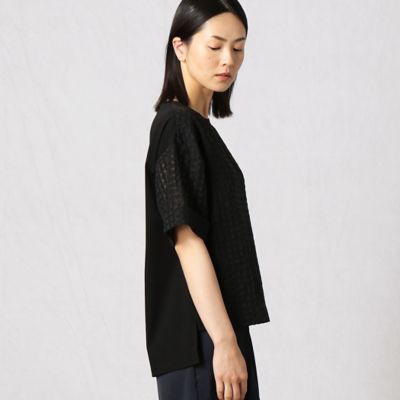 シースルーギンガムＴシャツ（０８１５ＥＹ２６）