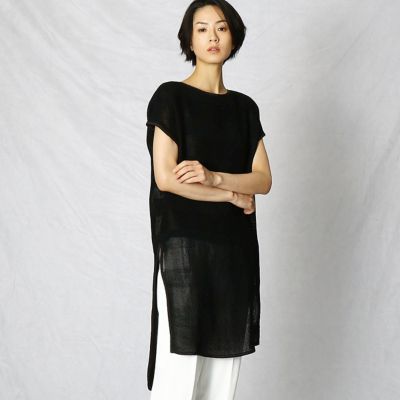 ＜ARTISAN (Women)＞からみメッシュ　ロングプルオーバー（０８１５ＨＴ１３）