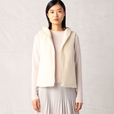 ARTISAN アルチザン アルパカシャギー ベスト アルパカシャギー 中綿入りベスト（0816VE10） | ARTISAN