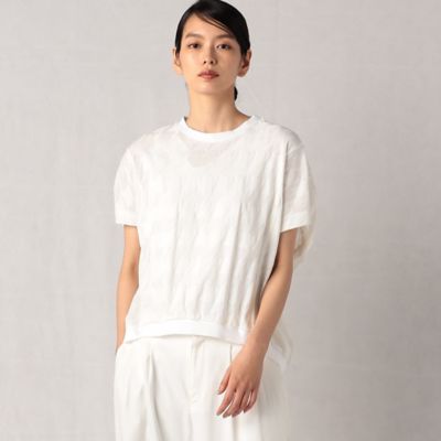 ＜ARTISAN (Women)＞千鳥ニットジャカード　プルオーバー（０８２０ＥＣ１３）