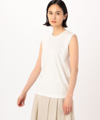 ＜ARTISAN (Women)＞スビンゴールドスムース　ノースリーブプルオーバー（０８２０ＥＧ０８）