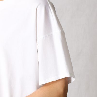 ギャザーリボン　ロゴ刺繍Ｔシャツ（０８２０ＥＴ１１）