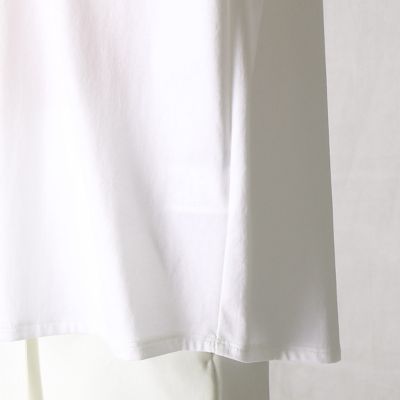 ギャザーリボン　ロゴ刺繍Ｔシャツ（０８２０ＥＴ１１）