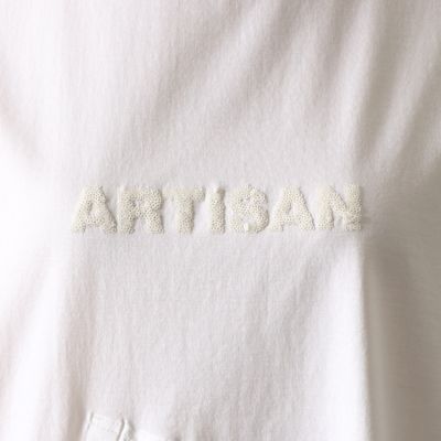 ギャザーリボン　ロゴ刺繍Ｔシャツ（０８２０ＥＴ１１）