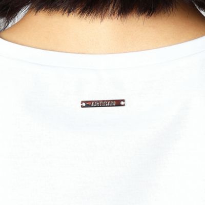 格子柄箔プリント　オーバーＴシャツ（０８２０ＥＹ１６）