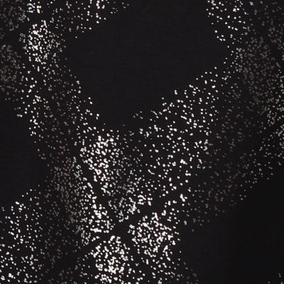 格子柄箔プリント　オーバーＴシャツ（０８２０ＥＹ１６）