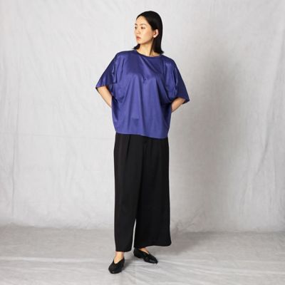 レーヨンシルクスリーブタックＴシャツ（０８２０ＥＹ１９）