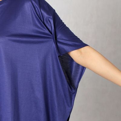 レーヨンシルクスリーブタックＴシャツ（０８２０ＥＹ１９）