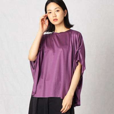 レーヨンシルクスリーブタックＴシャツ（０８２０ＥＹ１９）