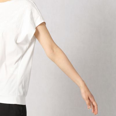 ノルディック柄スパンコール刺繍Ｔシャツ（０８２０ＥＹ２８）